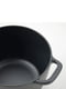 Каструля з кришкою, емальований чавун Матовий/чорний, 3 роки  | 6691515 | фото 8