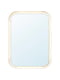 Дзеркало з підсвічуванням, біле, 80х60 см  | 6691596