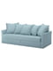 Чохол на 3-місний диван-ліжко Orrsta світло-блакитний | 6691671 | фото 2