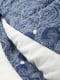 Підковдра і наволочка темно-синій/білий 150х200/50х60см | 6691792 | фото 2