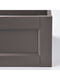 Набір передніх рейок для ящиків і стійки темно-сірий 100х35 см | 6691815 | фото 2