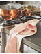 Рушник кухонний візерунок рожевий/світло-бежевий 45х60 см | 6692514 | фото 2