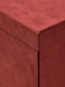 Контейнер з кришкою коричнево-червоний оксамит 18х25х15 см | 6692686 | фото 2