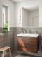 Меблі для ванної кімнати набір з 4 шт. ефект шпону коричневого кольору/змішувач Dalskar 83х49х64 см | 6692729 | фото 2