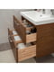 Меблі для ванної кімнати набір з 4 шт. ефект шпону коричневого кольору/змішувач Dalskar 83х49х64 см | 6692729 | фото 3