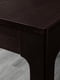 / KARLPETTER Стіл і 4 стільці, темно-коричневий/Gunnared середньо-сірий хром, 120/180х80 см  | 6692850 | фото 3