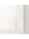 Комбінація навісних шаф, білий/Ostvik білий/прозоре скло, 60х42х38 см  | 6692975 | фото 2