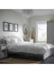 Комплект меблів для спальні 5 предметів Vissle сірий 140х200 см | 6693000 | фото 2