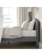 Комплект меблів для спальні 5 предметів Vissle сірий 140х200 см | 6693000 | фото 3