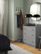 Комплект меблів для спальні 5 предметів Vissle сірий 140х200 см | 6693000 | фото 6