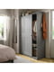 Комплект меблів для спальні 5 предметів Vissle сірий 140х200 см | 6693000 | фото 9