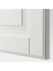 Комбінація стелажів з дверцятами та шухлядами, біле прозоре скло Smeviken/Ostvik/Kabbarp біле, 120х42х213 см  | 6693100 | фото 4