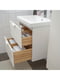 Меблі для ванної набір 5 шт. білий/змішувач Dalskar 63 см | 6693243 | фото 2