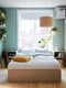 Комплект меблів для спальні 5 предметів світло-бежевий 140х200 см | 6693269 | фото 3