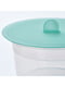 Харчовий контейнер з кришкою круглий пластик/силікон 750 мл | 6693508 | фото 3