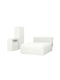 Комплект меблів для спальні 3 предмети білий 180х200 см | 6693776