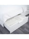Комплект меблів для спальні 3 предмети білий 180х200 см | 6693776 | фото 4