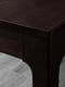 Стіл і 2 стільці темно-коричневий/хакебо сіро-зелений 80/120 см | 6693781 | фото 4