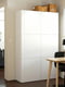 Комбінація для зберігання з дверима, білий/білий Lappviken, 120х42х193 см  | 6693819 | фото 3