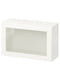 Комбінація настінних шаф, біле/біле прозоре скло Sindvik, 60х22х38 см  | 6693905