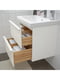 Меблі для ванної кімнати 4 шт. білий глянець/змішувач Dalskar 63 см | 6693988 | фото 3