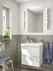 Меблі для ванної кімнати набір 4 шт. білий/змішувач Dalskar 63 см | 6693997 | фото 2