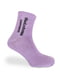 Носки фиолетовые с рисунком | 5631157 | фото 2