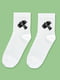 Шкарпетки білі з малюнком | 5631163