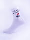Шкарпетки білі з малюнком | 5631165