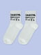 Шкарпетки білі з малюнком | 5631175