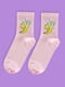 Шкарпетки рожеві з малюнком | 5631186