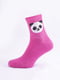 Шкарпетки рожеві з малюнком | 5631188 | фото 3
