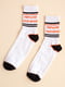 Шкарпетки білі з написом | 5631241
