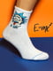 Шкарпетки білі з малюнком | 5631332 | фото 3