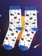 Шкарпетки білі з малюнком | 5631402