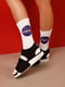 Ароматизовані шкарпетки білого кольору з принтом Nasa Pemium | 6697720 | фото 3