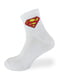 Носки белые с принтом "Marvel Супермен” | 6697753 | фото 2