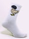 Шкарпетки білі з принтом "PUBG" | 6697754