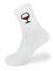 Шкарпетки білі з принтом "Шалена імператриця" | 6697766 | фото 3