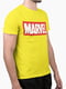 Футболка жёлтая с принтом "Marvel" | 6697788 | фото 2