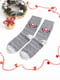 Шкарпетки стрейчові новорічні "Калина" сірі | 6697914