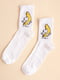 Шкарпетки білі з принтом "Брайан Грифін банан" | 6697968