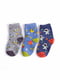Набір дитячих шкарпеток із принтом "Космос" (3 пари) | 6698016