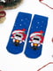 Набір новорічних махрових шкарпеток з різними принтами (3 пари) | 6698045 | фото 4