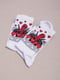 Шкарпетки білі з принтом "Дедпул Love" | 6698086 | фото 2