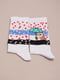 Шкарпетки білі з принтом "Grumpy Cat Love" | 6698087 | фото 2