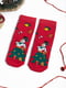 Набір новорічних махрових шкарпеток з різними принтами (3 пари) | 6698315 | фото 2