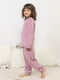 Пижама велюровая: кофта со штанами | 6698376 | фото 2