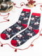 Набор ярких новогодних махровых носков (3 пары) | 6698638 | фото 2