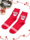 Набір новорічних шкарпеток із принтами з різними принтами (4 пари) | 6698643 | фото 2